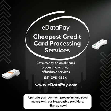 cheapest credit card payment processing.